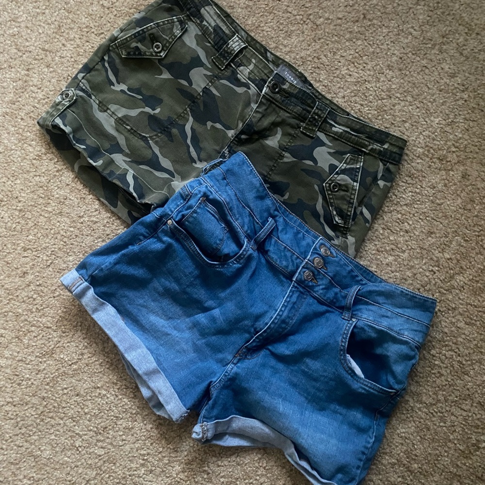 Torrid jean shorts